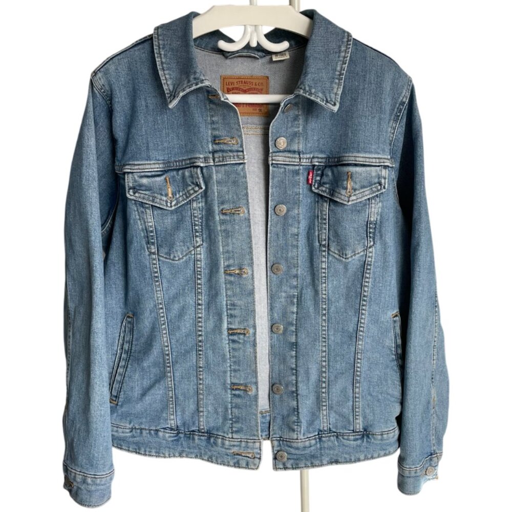 LEVI’s Denim Trucker Jacket S49370 Jean Blue Medium Wash Women’s 1X